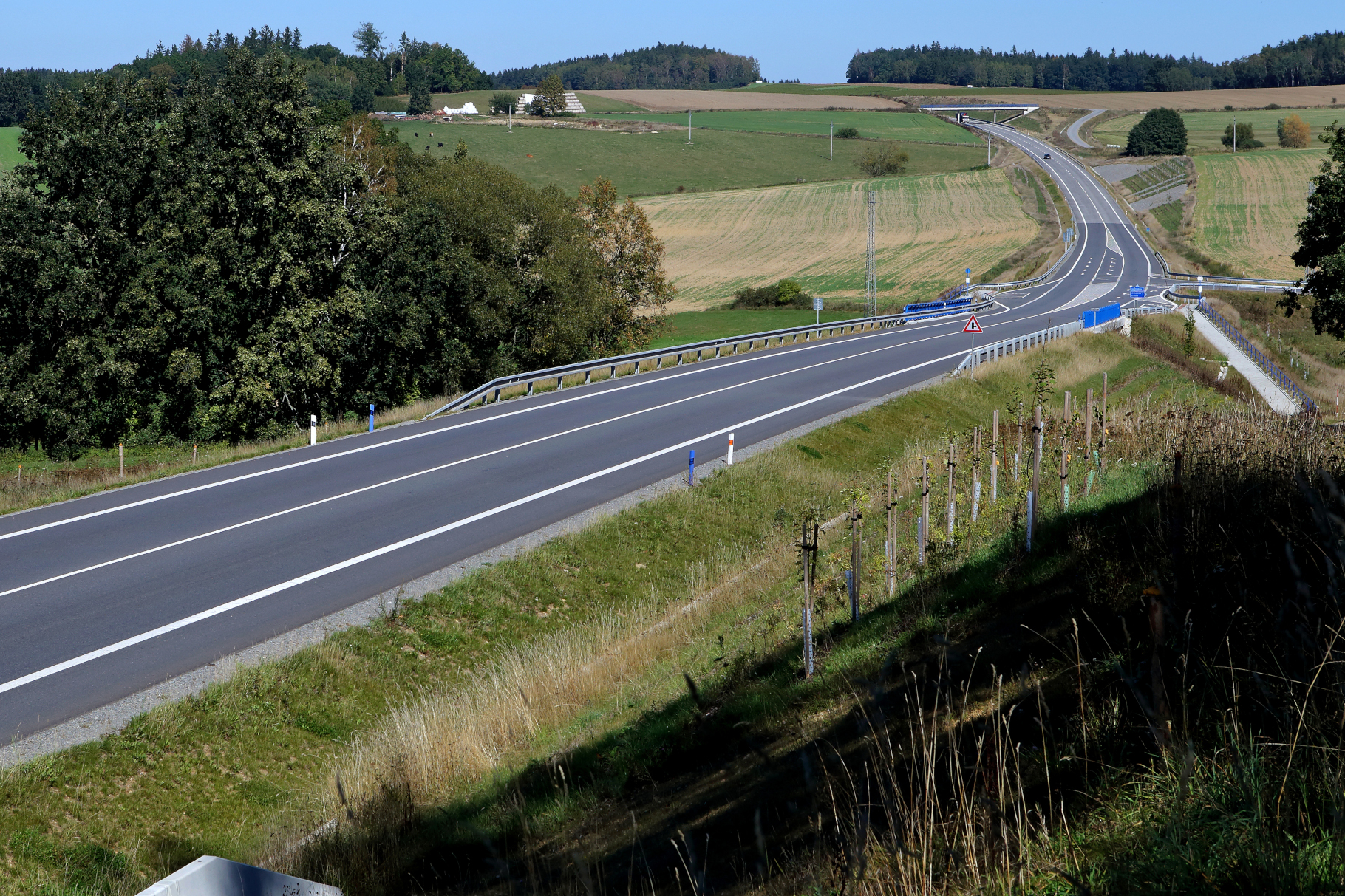 Silnice I/34 – výstavba úseku Ondřejov–Božejov–Pelhřimov - Budowa dróg i mostów